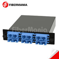 12 Fiber MTP Male to SC Duplex Single Mode Cassette 6 Ports Fully Loaded