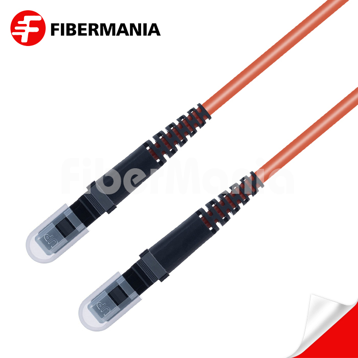 1M MTRJ/PC-MTRJ/PC Duplex 62.5/125 OM1 Multimode OFNR Fiber Optic Patch Cable 3.0mm – Orange
