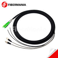 FTTA (Fiber To The Antenna) Optical Patch Cord, FC/UPC-SC/APC, 2 Cores, 9/125 OS2, LSZH, 3M