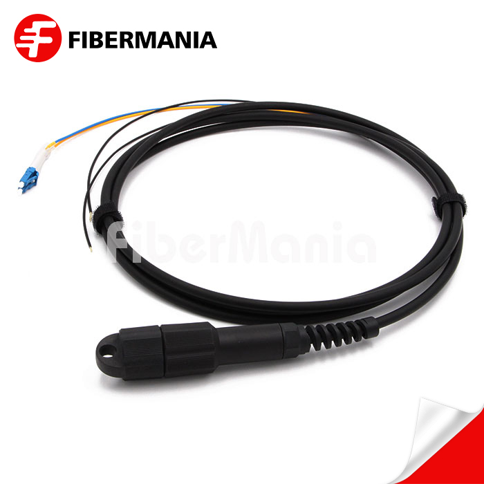 FTTA (Fiber To The Antenna) Optical Patch Cord, PDLC-LC/UPC, 2 Cores, 9/125 OS2, LSZH Jacket, 3M