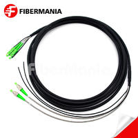 FTTA (Fiber To The Antenna) Optical Patch Cord, SC/APC-FC/APC, 2 Cores, 9/125 OS2, LSZH, 3M