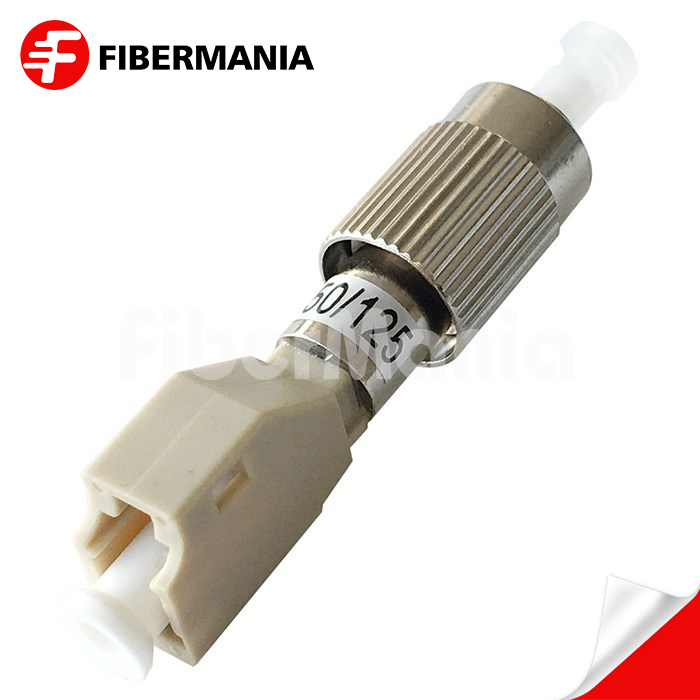 FC Male-LC Female OM1 Multimode Simplex Fiber Optic Adapter