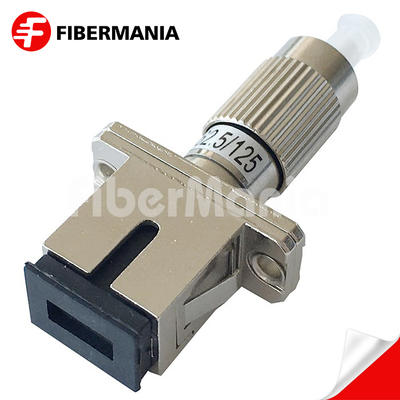FC Male-SC Female OM1 Multimode Simplex Fiber Optic Adapter