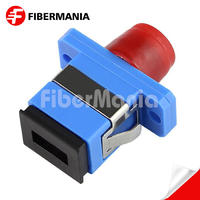 SC-FC Single Mode Simplex Plastic Fiber Optic Adapter – Blue