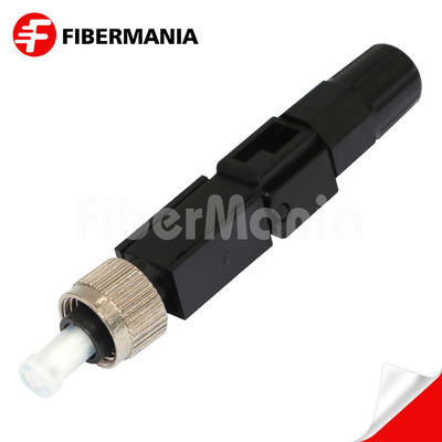 FC/UPC Quick Assembly Connector, OM1 62.5/125, For Black, 0.9mm, 2.0mm, 3.0mm Cable