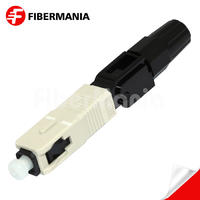 SC/UPC Quick Assembly Connector, OM1 62.5/125, Beige, For 0.9mm, 2.0mm, 3.0mm Cable