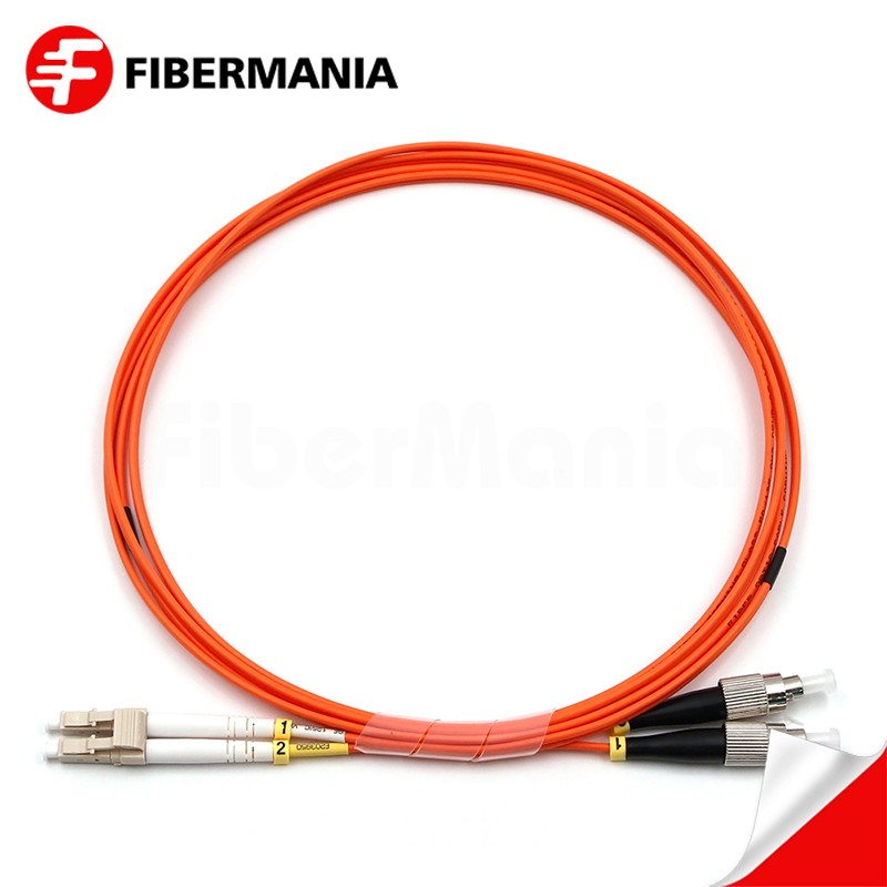 Fiber Cable LC-FC Duplex OM1 Multimode Fiber Optic Patch Cord Fiber Jumper Cable